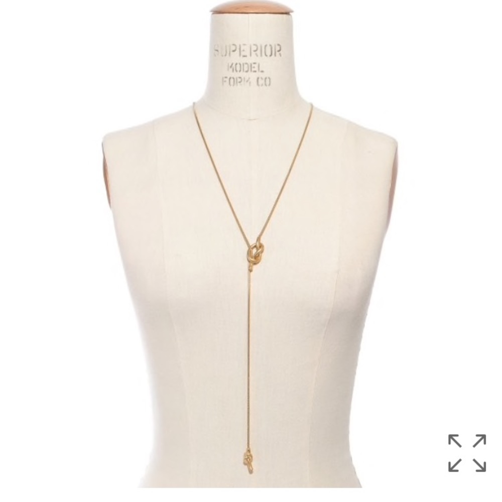 Madewell knotshine necklace